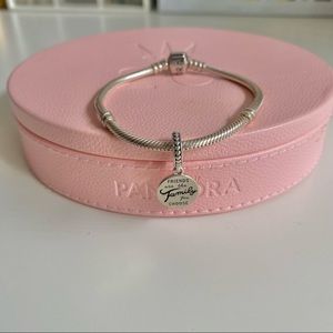 Pandora Friends Are Family Dangle Charm